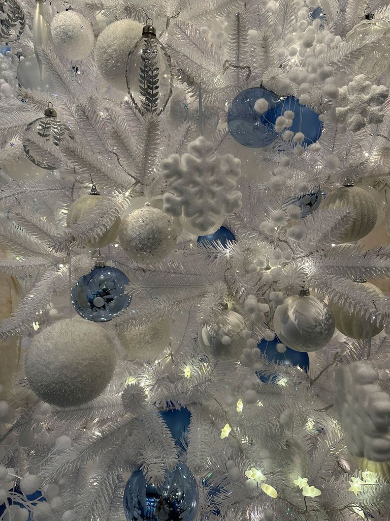 Weihnachtskugeln Glas 6cm x 10 Stück - Eisblau Produktbild 6