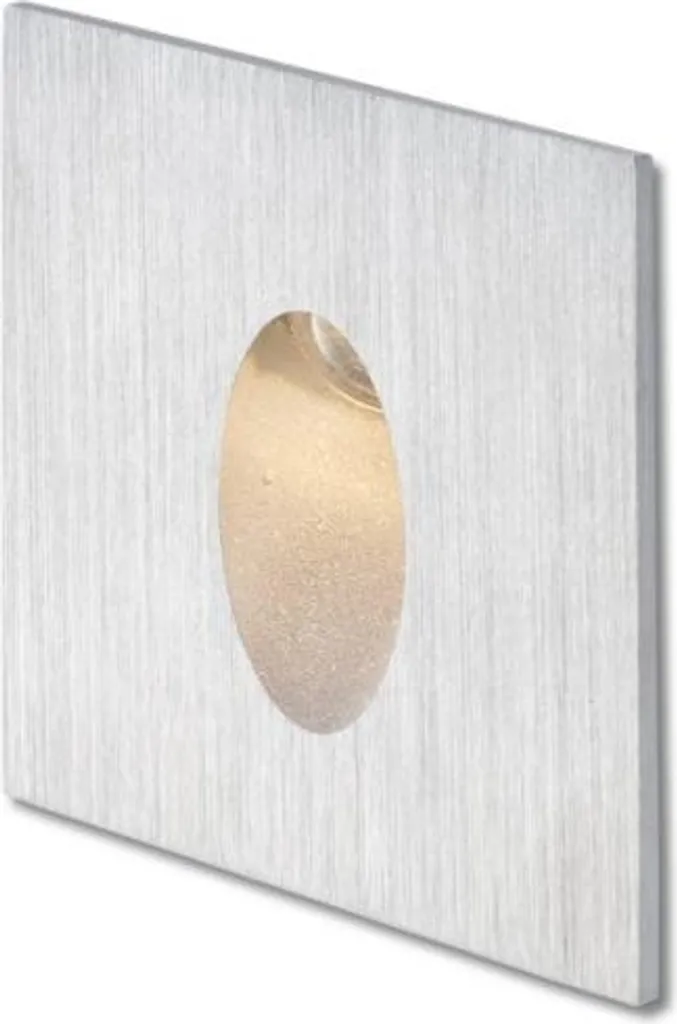 Faretto LED ELICA SQ Incasso Alluminio Spazzolato 3W IP54 3000K | Acquista