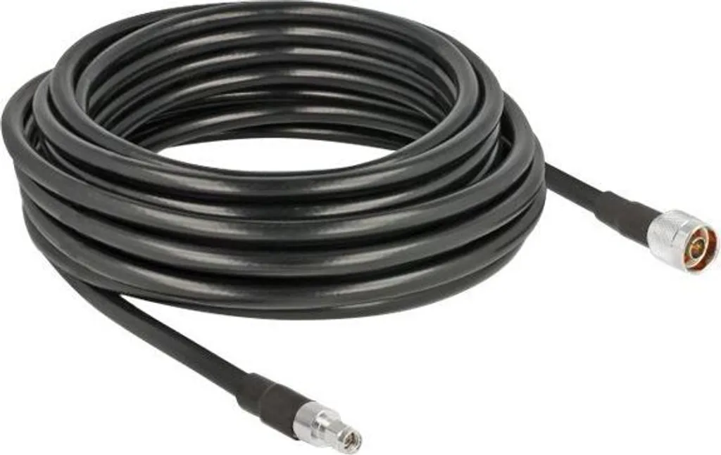 Câble d'Antenne Wi-Fi N Mâle vers RP-SMA Mâle de 10 Mètres Faible Perte