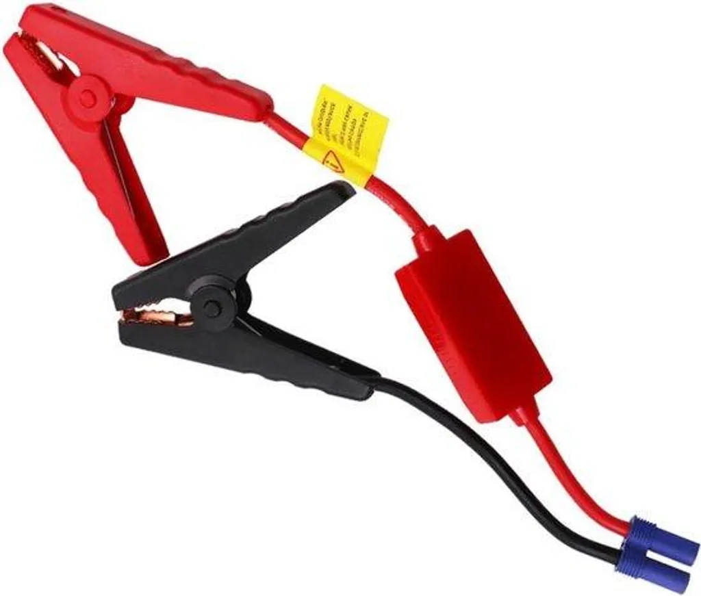 Câble de démarrage avec pince batterie voiture et connecteur EC5 12V