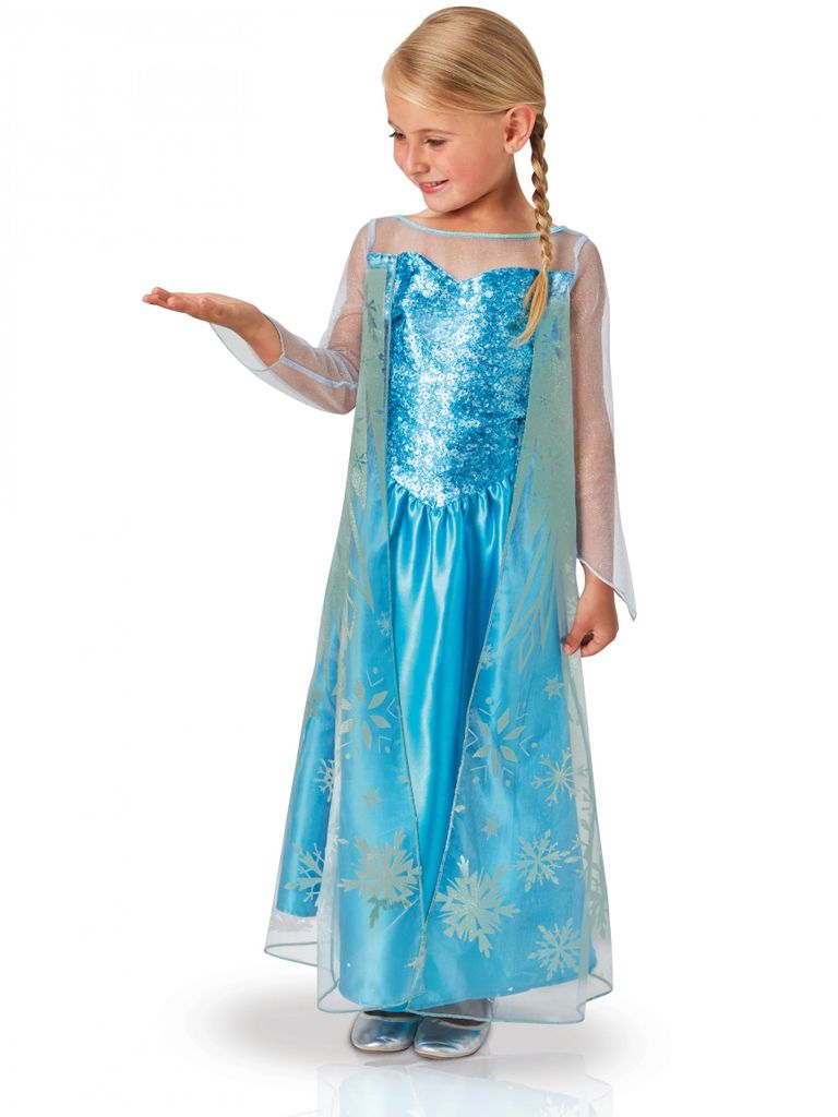 Kinder Elsa Kostüm (Disney) Größe: S / 104-110 (3-4 Jahre) Produktbild 