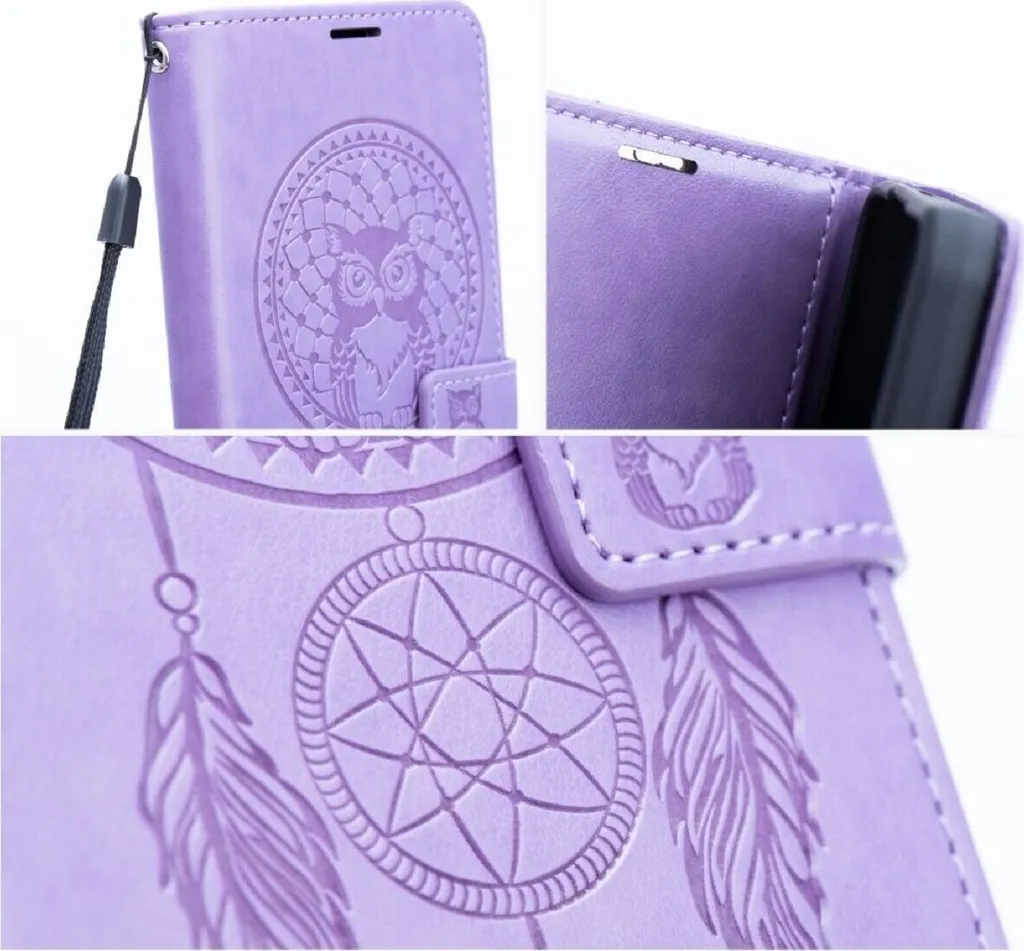 Cover Portafoglio Samsung A56 5G Fancy Mezzo Dreamcatcher Viola