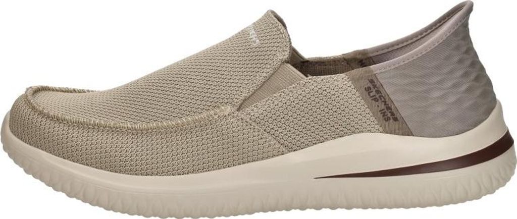 Skechers Slip-Ins: Delson 3.0 Sportief - Beige - Maat 40