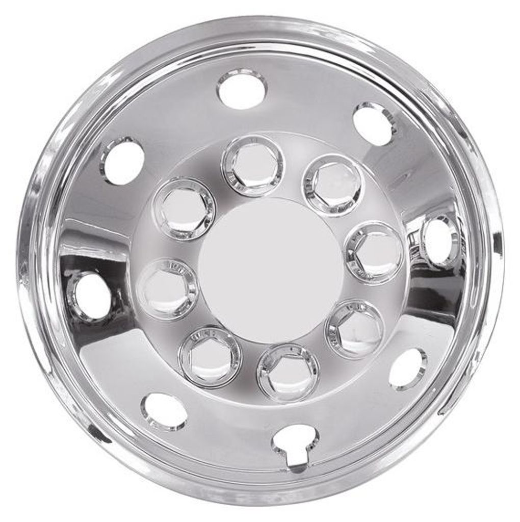 Set di coprimozzi Carpoint cromati a forma di sfera da 16" Immagine del prodotto 