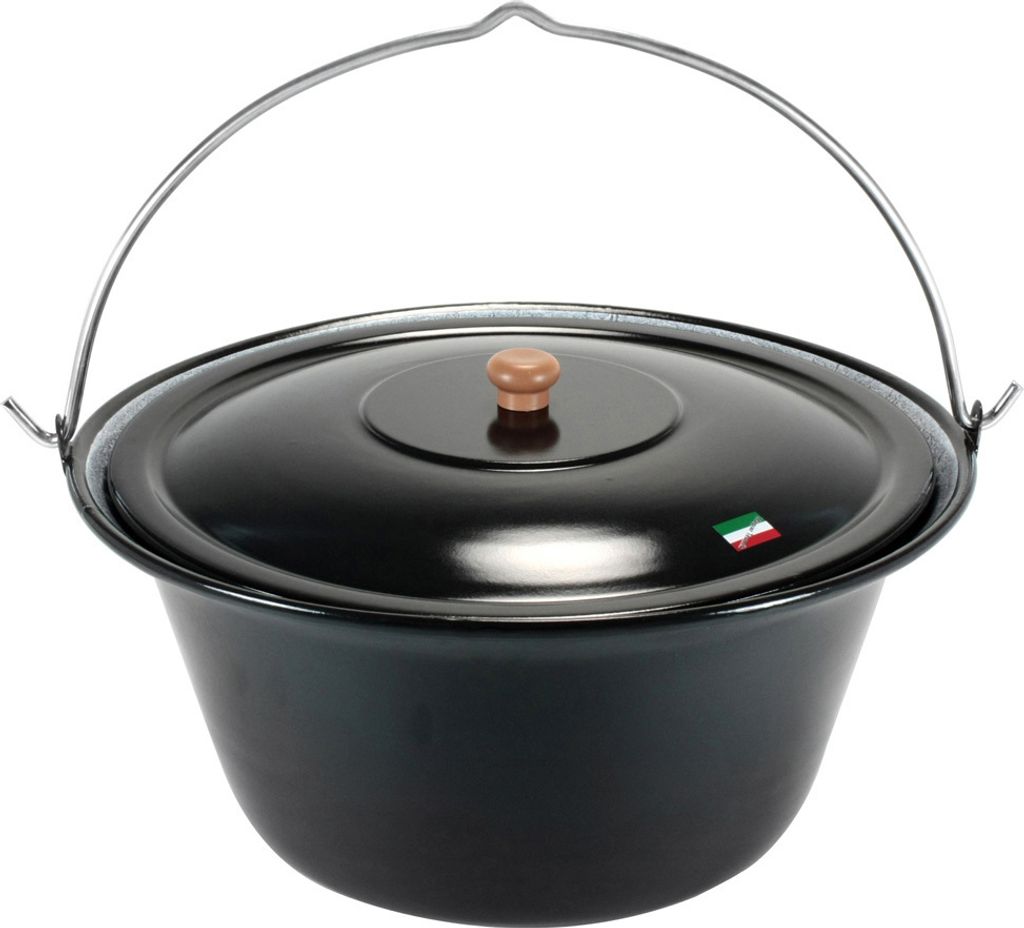 Grillplanet® Gulaschkessel Set 22 Liter und Deckel Produktbild 
