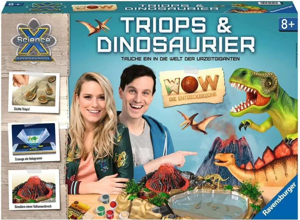 Kit WOW Triops & Dinosaures : Apprendre la science en s'amusant à la maison