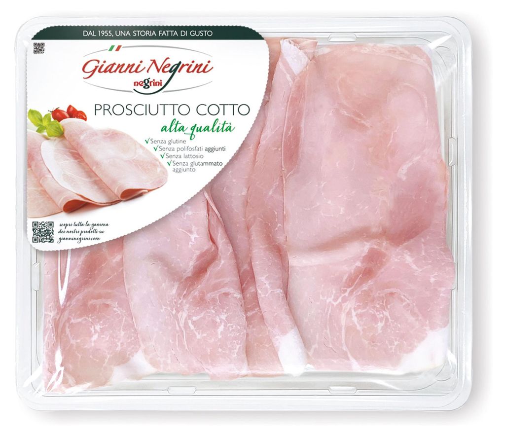 Jambon cuit Prosciutto Cotto, 120 g - Negrini Image du produit 