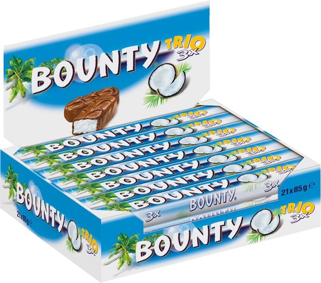Bounty Trio 21 Riegel x 85g Produktbild 