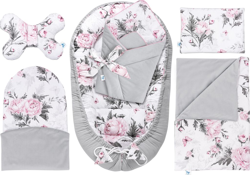Pepi Baby Nest Cocoon 6-dielna súprava hniezd pre bábätká Obrázok produktu 