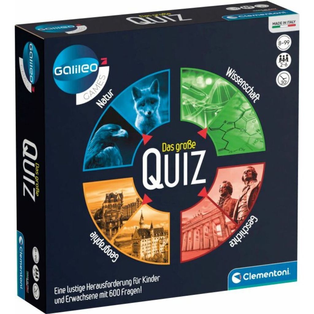 Clementoni 59301 - Galileo - Das große Quiz - Galileo Games