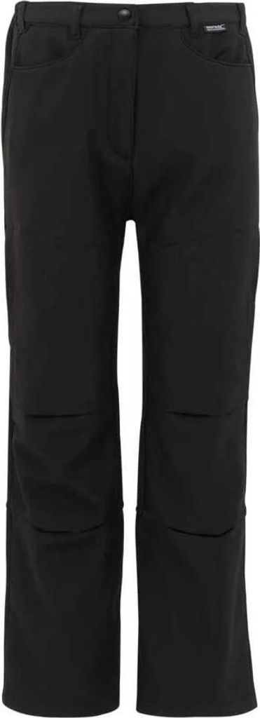 Regatta Softshellhose Kinder mit Fleecefutter, Farbe:Schwarz, Kinder Größen:152
