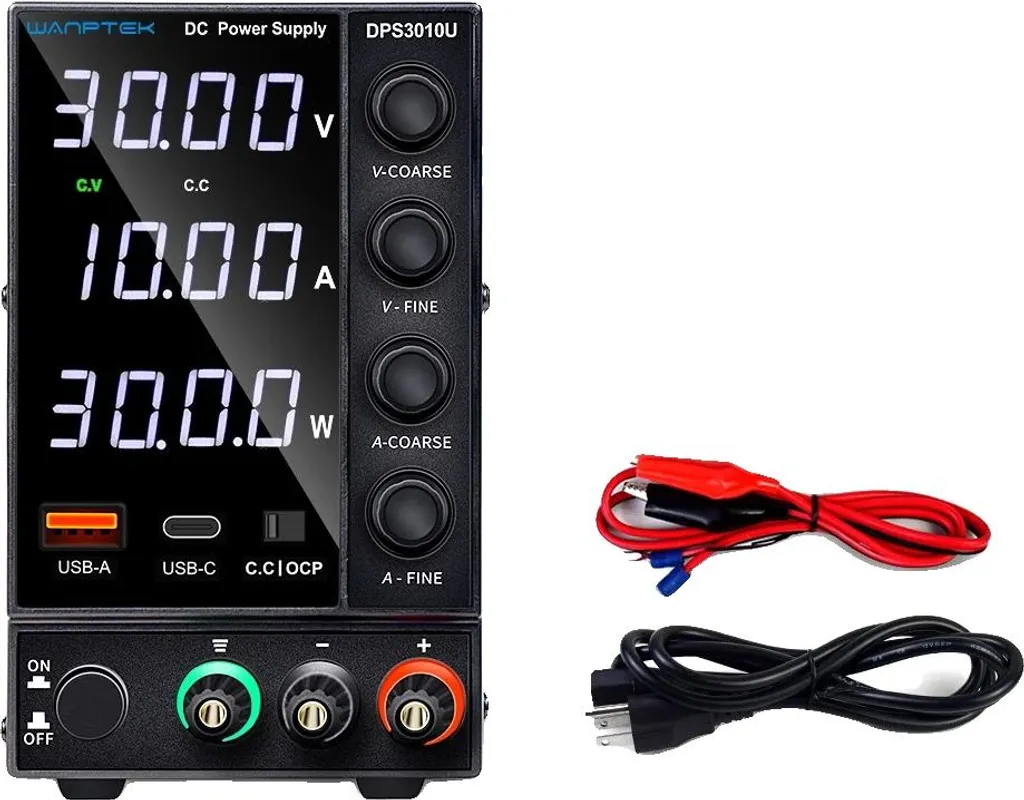 Stabilisateur de tension continue DPS 0-30V 10A avec écran digital