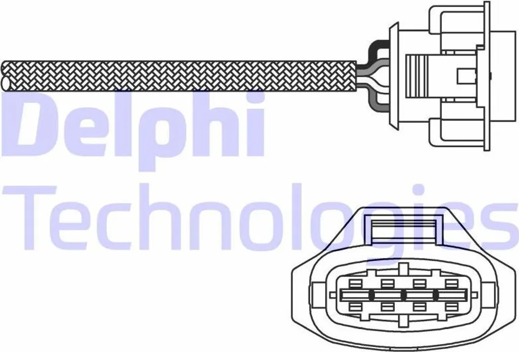 Capteur d'oxygène Sonde Lambda pour Opel Zafira et Combo Delphi OE