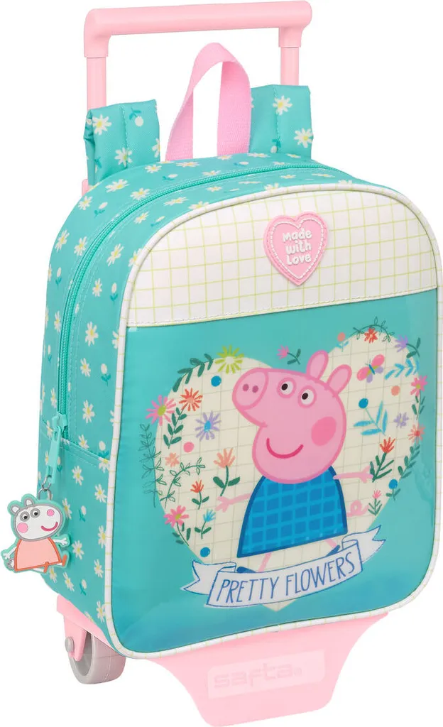 Zaino con Ruote Peppa Pig Pretty Flowers | Avventure magiche all'asilo