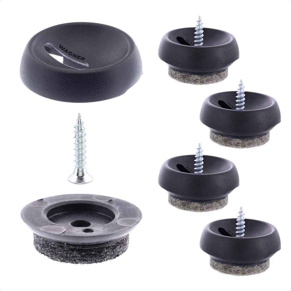 WAGNER QuickClick® Filzgleiter - 4x Schraube, 4x Basis Produktbild 