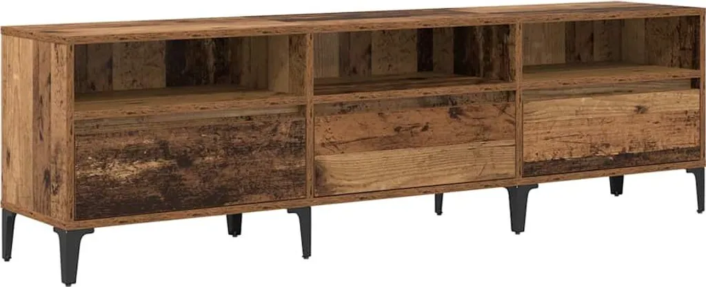 Mobile TV vidaXL 150cm Legno Recuperato e Ferro - Mobiletto Industrial