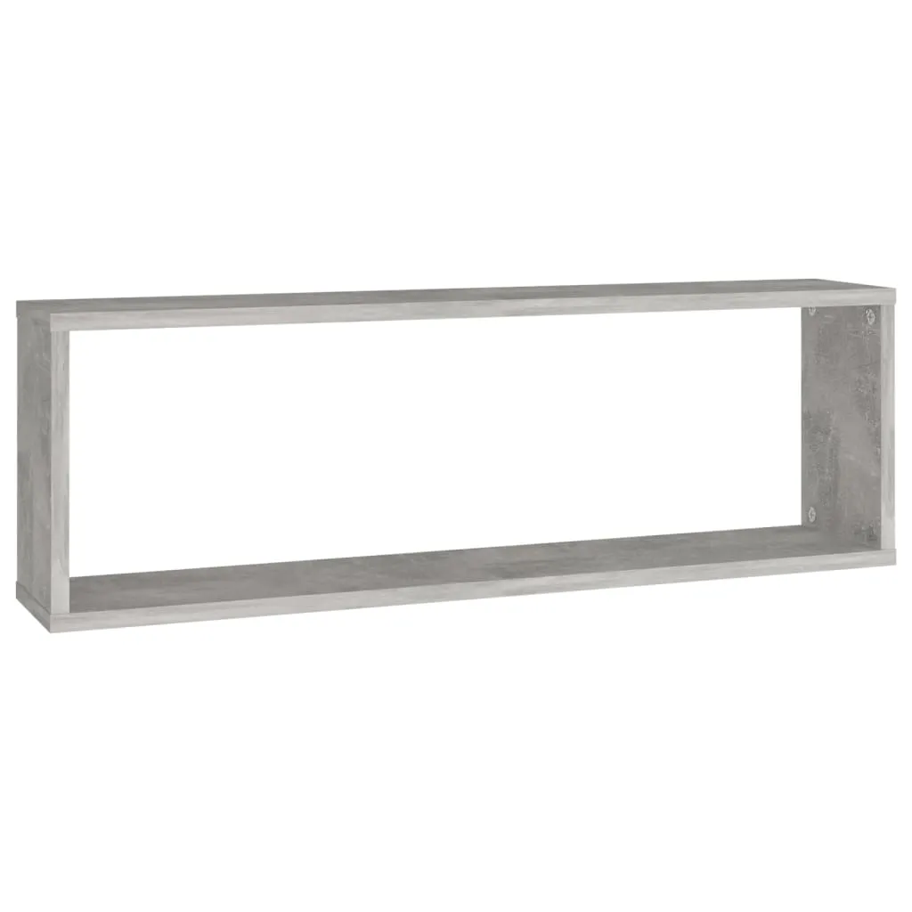 Set 4 Mensole Parete 80x15x26,5 Grigio Cemento - vidaXL Design Cubo - 7