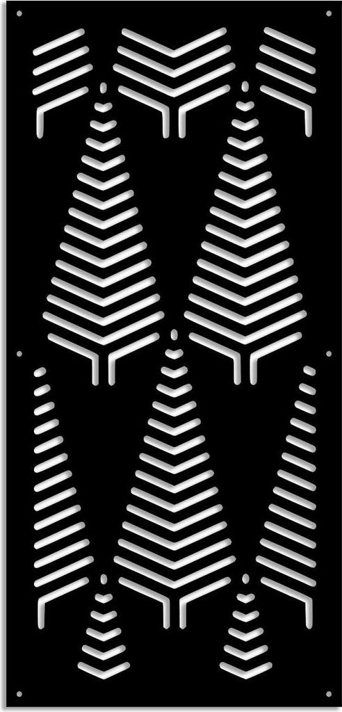 SPEAR – Perforiertes PVC–Panel – Sonnenschutz 73x148 cm schwarz