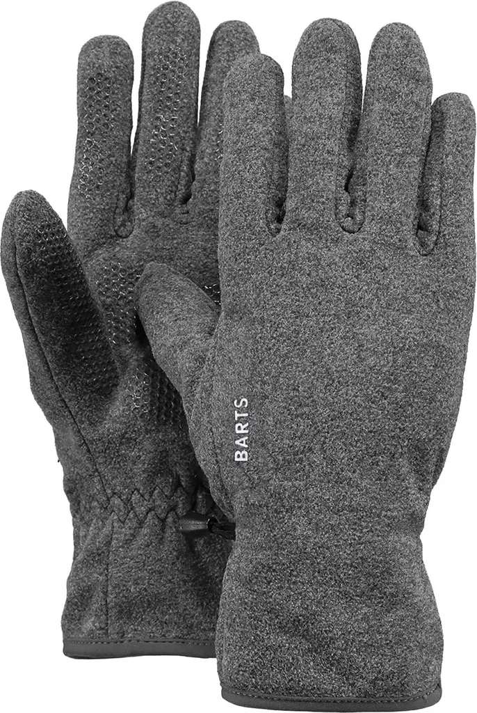 Gants en polaire gris BARTS gants à doigts chauds et souples taille S