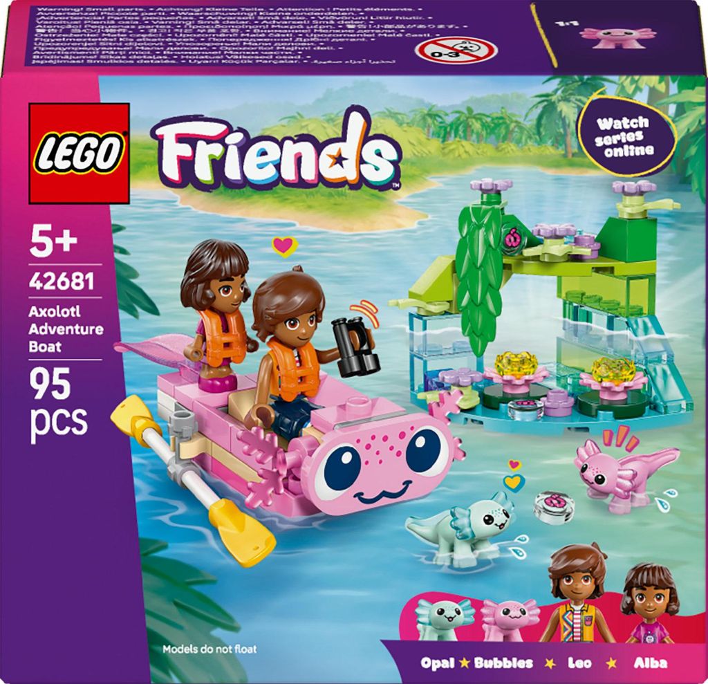 LEGO Friends Axolotl Dobrodružný člun - včetně 2 Obrázek produktu 