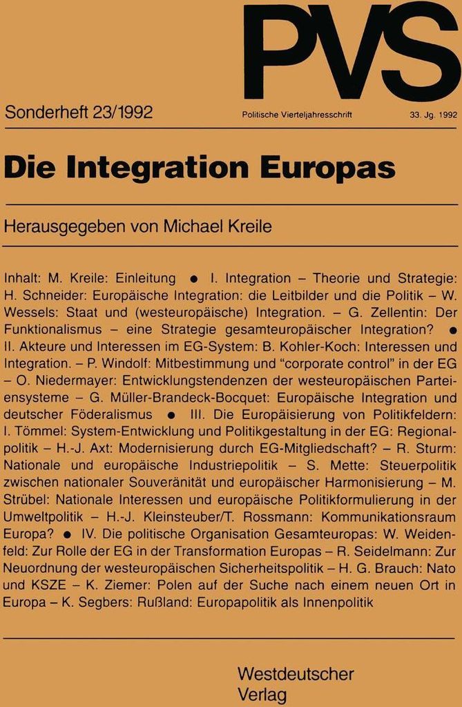 Die Integration Europas