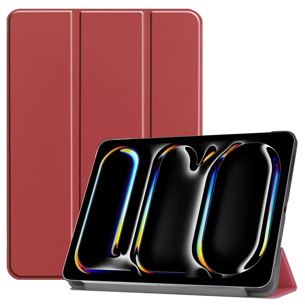 Custodia Smart Rossa iPad Pro 11 2024 | Tri-fold Wake UP Case