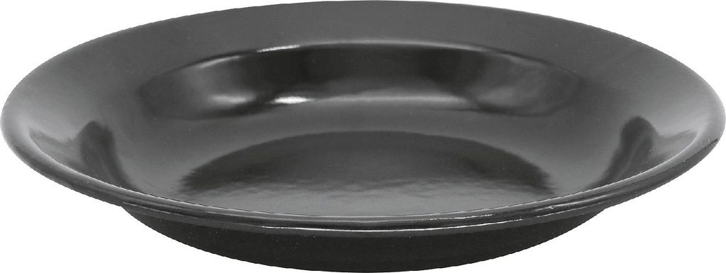 Krüger Suppenteller Black Email, Ø 24 cm, tief, schwarz