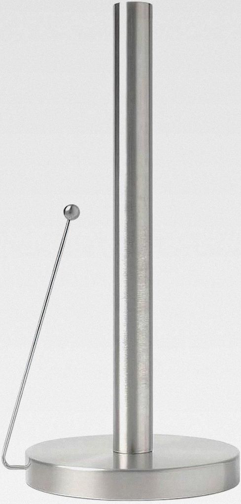 Küchenrollenhalter – Toilettenpapierhalter aus Edelstahl mit Stabilisierungsstange, ohne Bohren – Rollenhalter, moderner Rollenhalter für Sta...