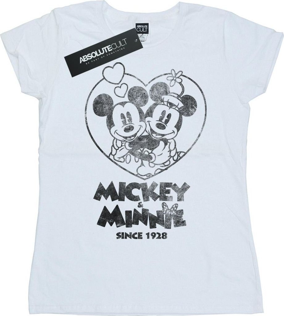 Disney - "Since 1928" T-Shirt für Damen BI31495 (S) (Weiß)
