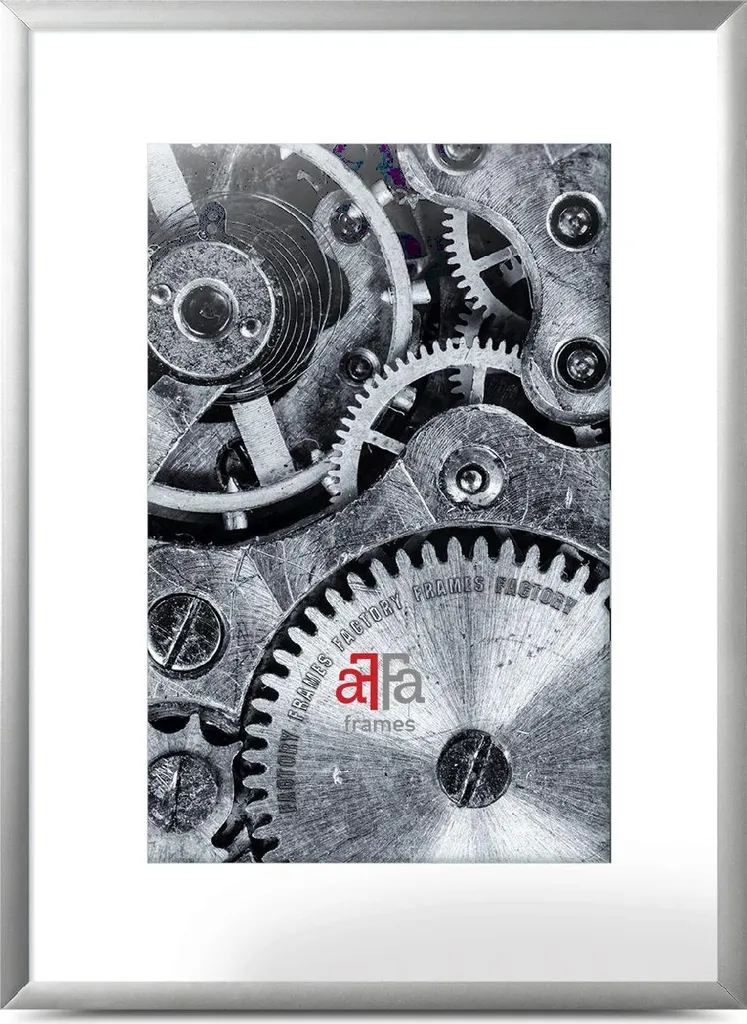 Cornice 24x30 Argento Alluminio FramesFactory | Design Moderno Parete