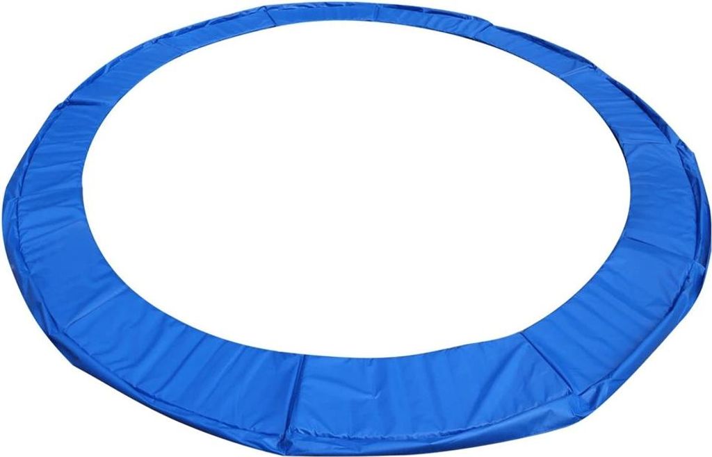 Blaue Federabdeckung für Trampolin 244 250 cm 8ft