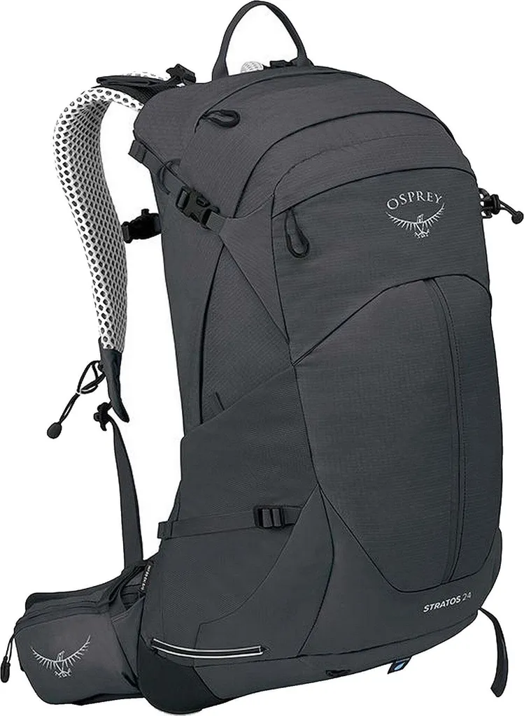 Sac à dos de randonnée 24L Osprey Stratos Gris avec dos ventilé AirSpeed