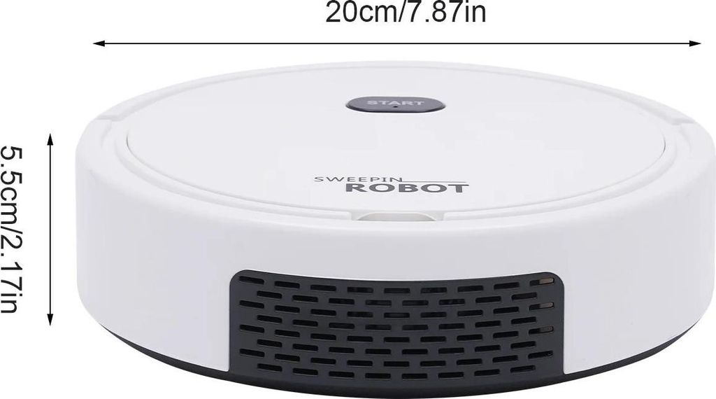 Saugroboter - 3-in-1 - 500 Pa Saugkraft - 30 Min Laufzeit - 5 W - 220 V EU - Für Hartböden und Teppiche