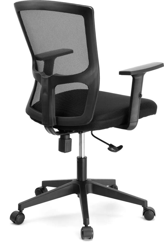 Siège de bureau LINOS noir idéal télétravail - Fauteuil informatique - 7