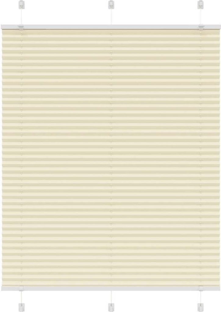 "2026 Promotion" Plissee - Senkrechtmarkise - Creme 105x100 cm Stoffbreite 104,4 cm Polyester - Rollos CC24662