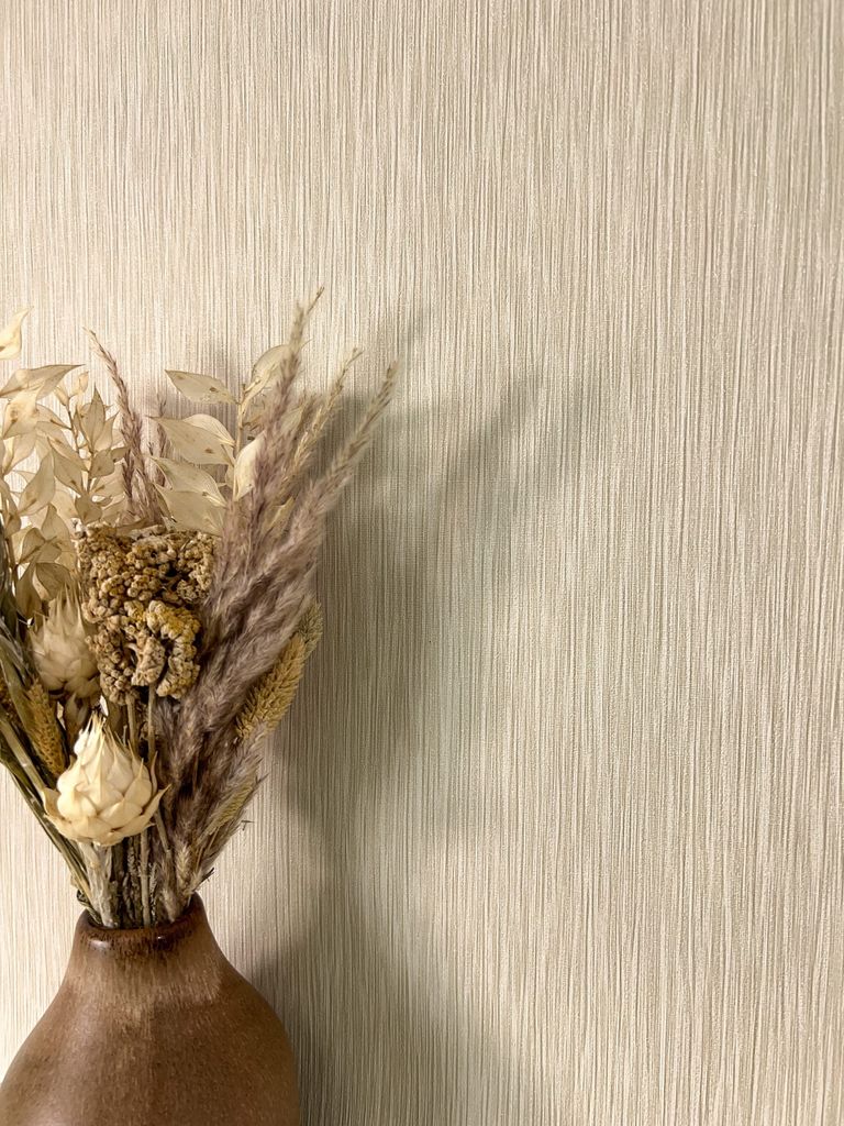 NEWROOM Tapete Beige Vliestapete Unifarbe - Universal Produktbild 