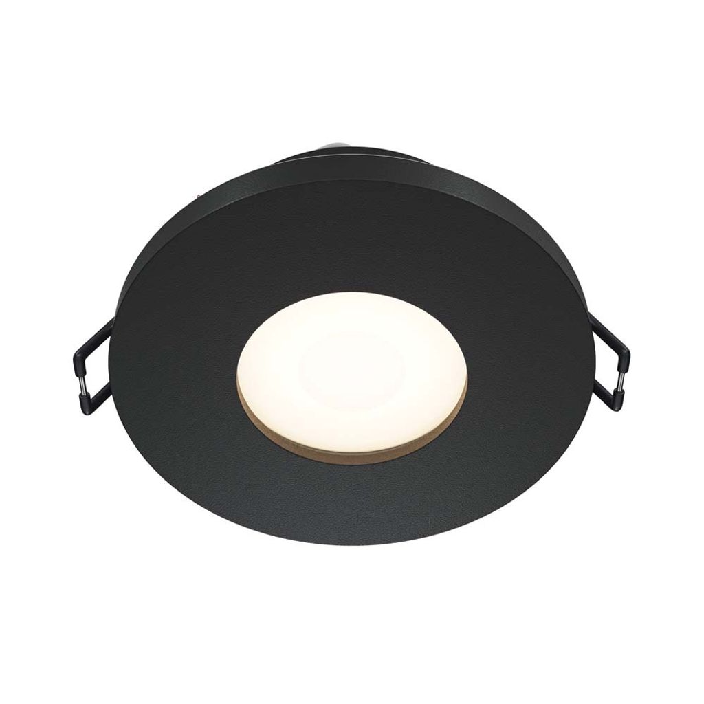 Maytoni Stark Downlight, Einbauleuchte GU10 Schwarz IP65 Ø8,4mm