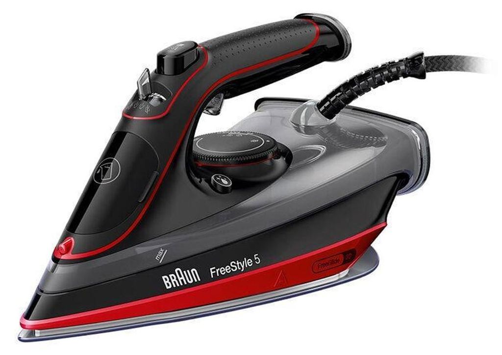 Braun TexStyle 5 SI 5057 RD, Żelazko parowe, Płyta Zdjęcie produktu 