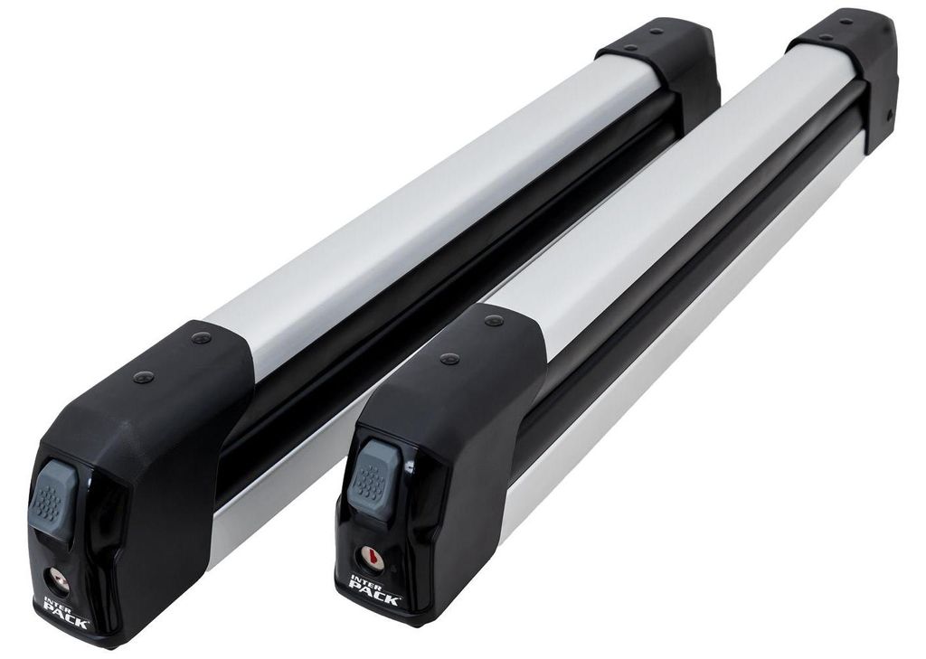 Inter Pack Frostline 6 – Ausziehbarer Aluminiumhalter Für 6 Paar Ski Oder 4 Snowboards