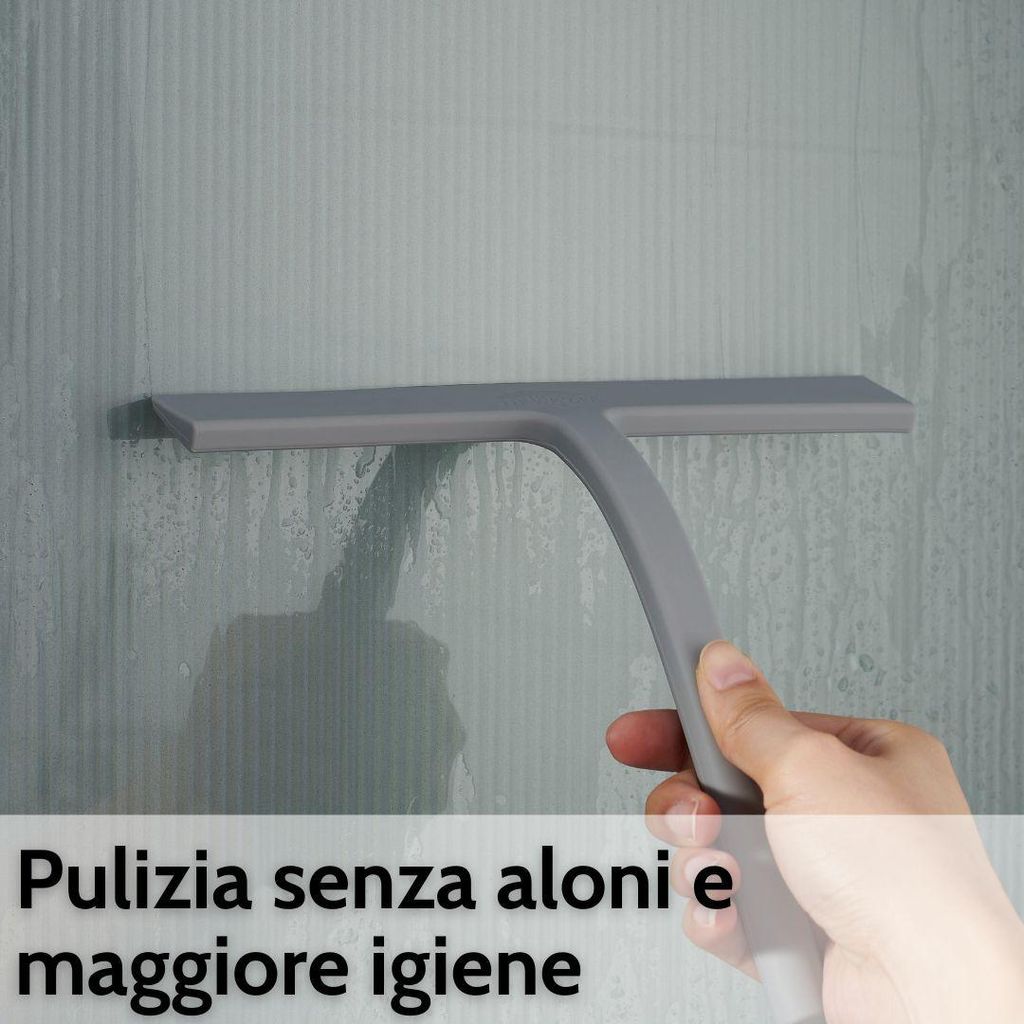 DEKAZIA® Tergipavimento Doccia Grigio Silicone – Tergivetro Immagine del prodotto 