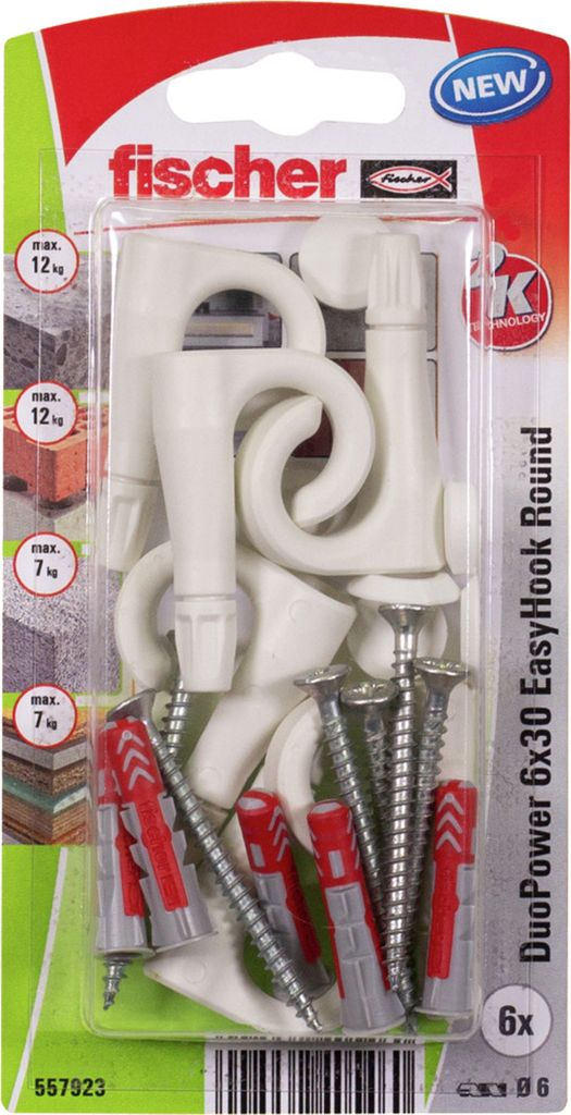 EasyHook Round DuoPower 6x30, Dübel