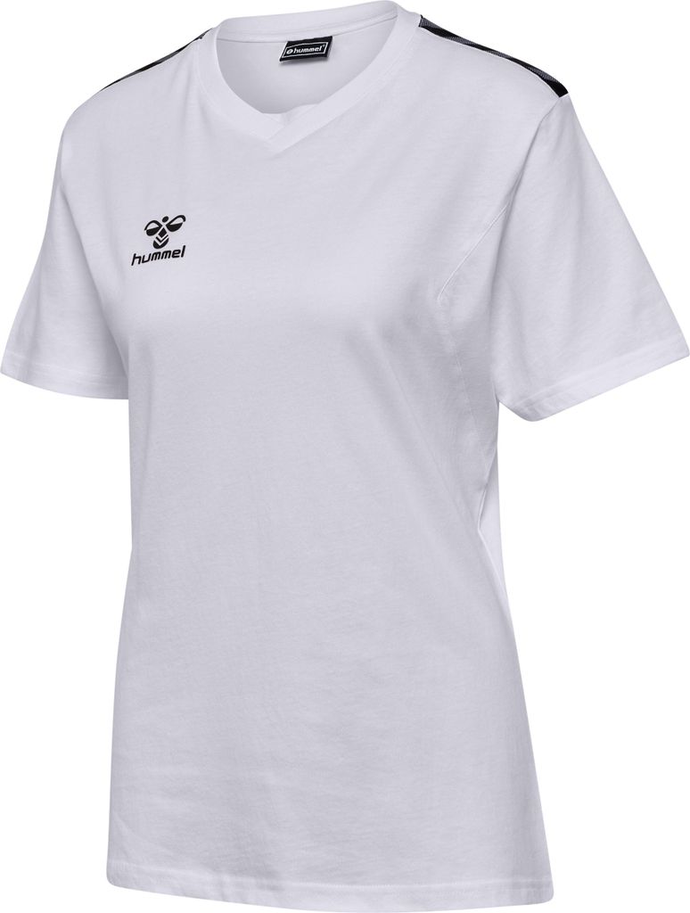 Hummel Authentic Co T-Shirt Damen, weiß, XL