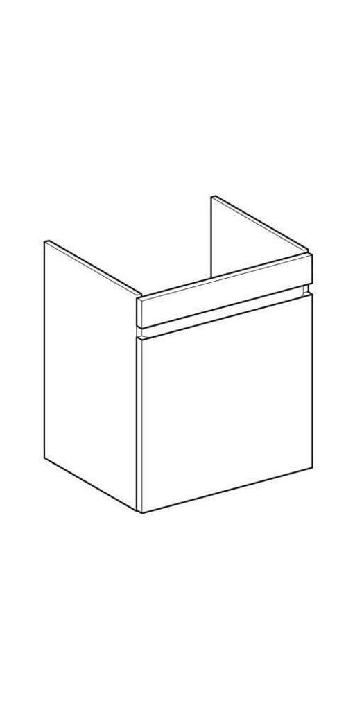 Geberit Renova Plan Unterschrank für Waschtisch, mit einer Schublade und einer Innenschublade, 53,6x60,6x44,6cm, 501.905.JR.1