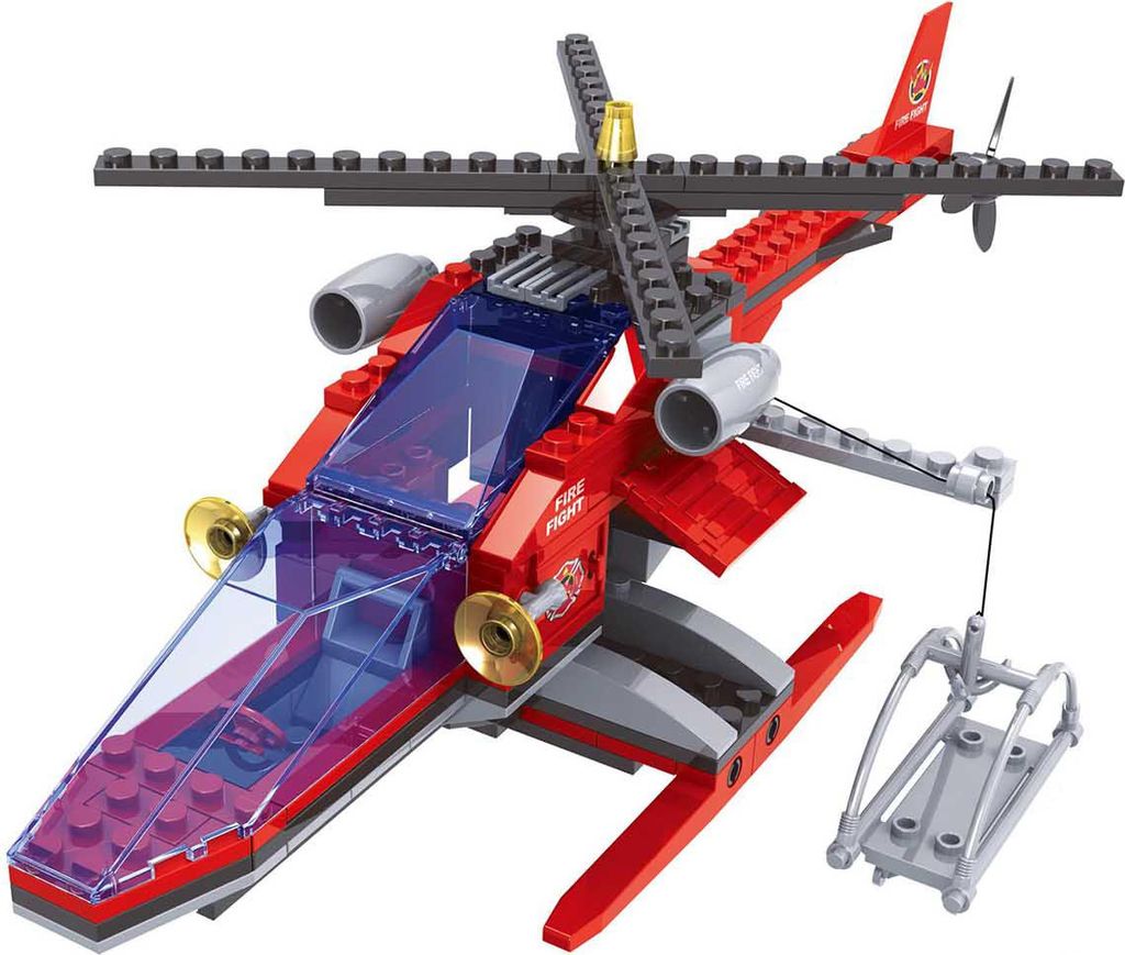 Bloxo Feuerwehr-Bausatz 168-tlg