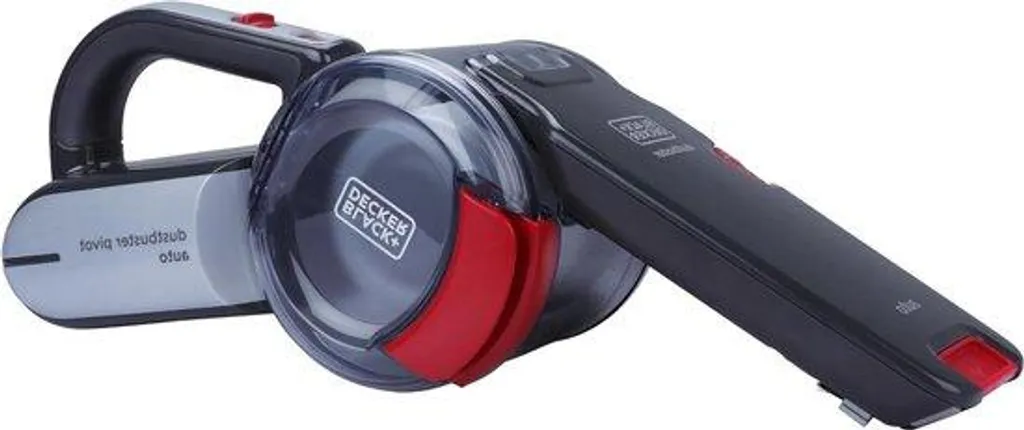 Aspirateur à main Pivot contre la poussière difficile d'accès noir