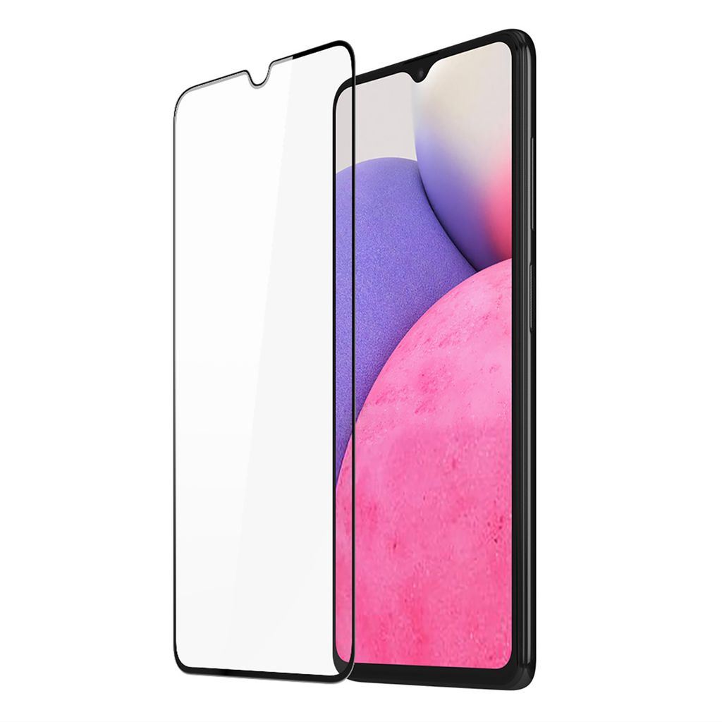 Dux Ducis 9D Tempered Glass Robustes 9H-Hartglas Für Den Gesamten Bildschirm Mit Rahmen Samsung Galaxy A33 5G Schwarz (Case Friendly)
