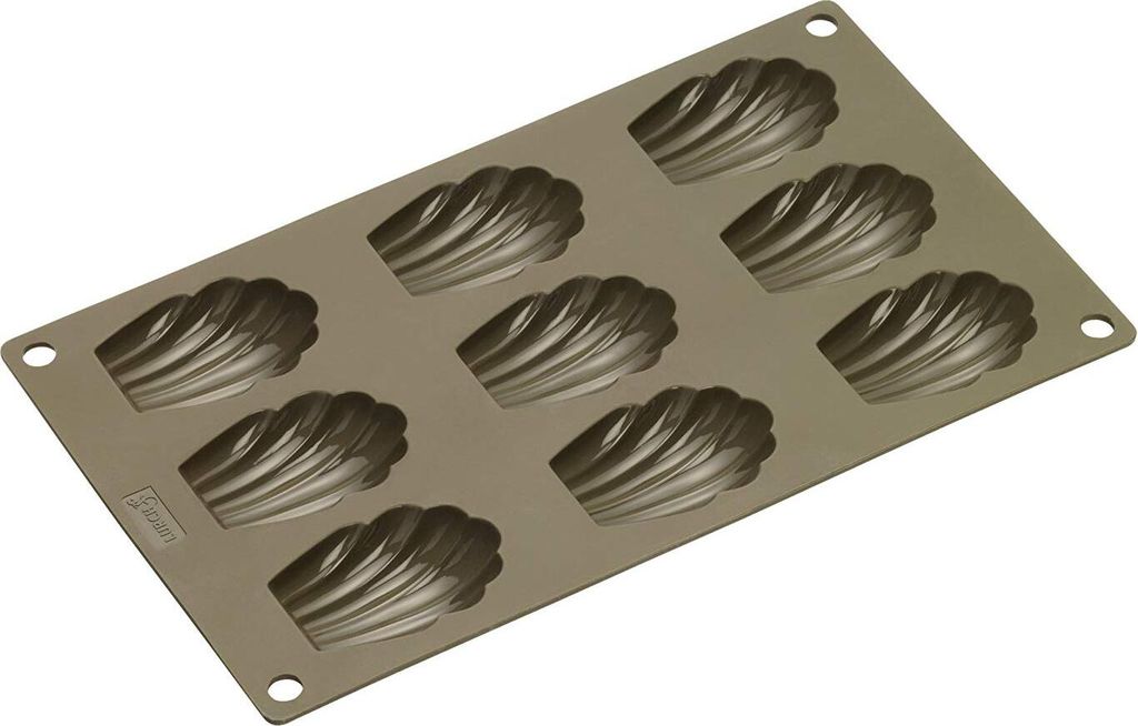 Lurch 00085025, Madeleine-Pfanne, Rechteckig, -40 °C, 240 °C, Braun, Silikon