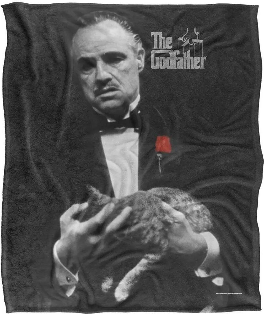 The Godfather Couverture TV18563 - Affiche Film Culte en Polaire Douce