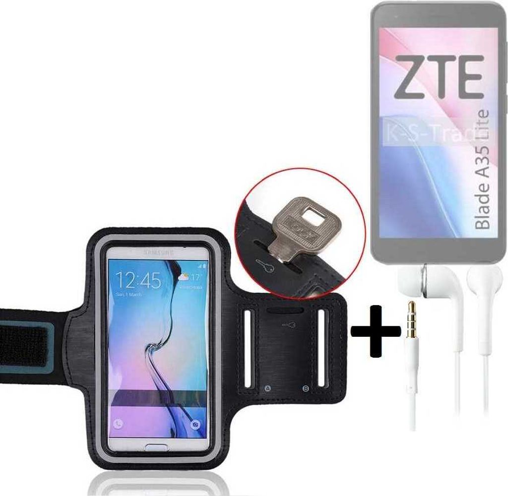 TOP SET kompatibel mit ZTE Blade A35 Lite Neopren Jogging Produktbild 