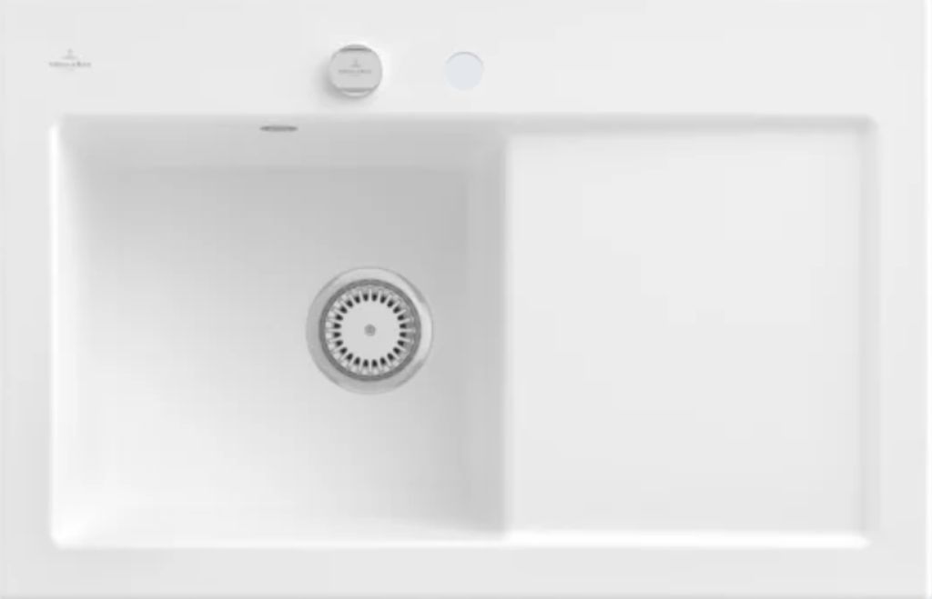 Villeroy & Boch Keramikspüle 677202RW, Subway 45 Einbauspüle - inkl.